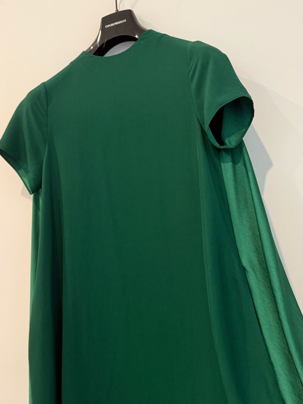 Banana Republic Emerald Green Cape Dress (A-Line) Evening/Cocktail/WeddingGuest - Picture 4 of 6